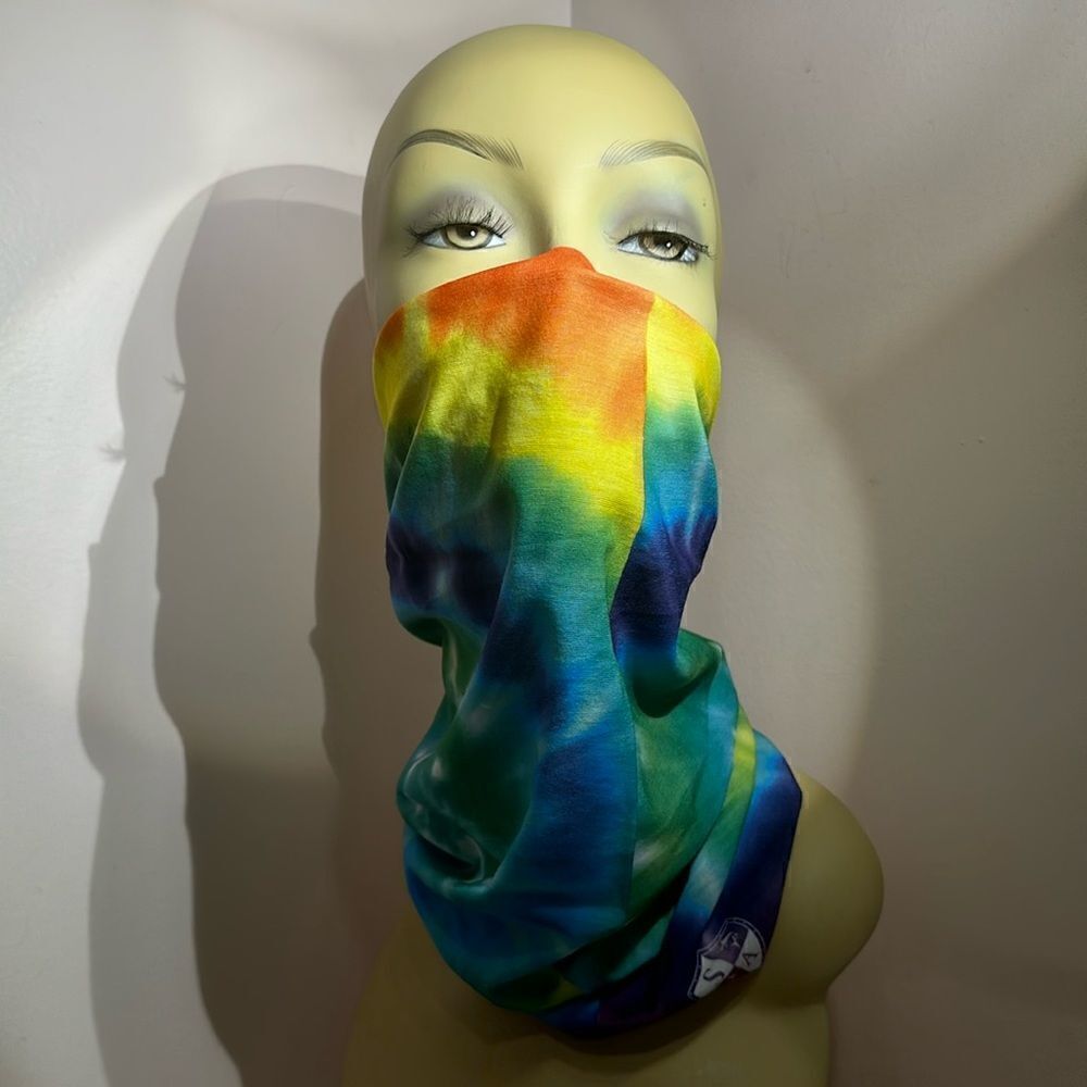 Face Shield Mask Gator Head Wrap Tie Dye